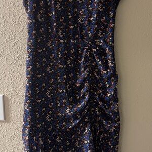 Sam Edelman Navy Floral Maxi Dress